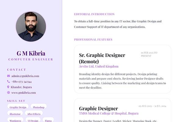 editorial-columns kibria resume builder